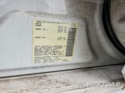 Zdjęcie 12 z 12 samochodu: 2017 NISSAN ALTIMA 2.5 SR VIN:1N4AL3AP8HC160765 - miniatura