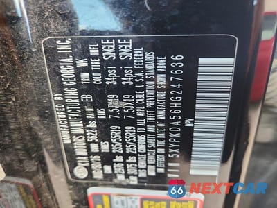 Zdjęcie 13 z 13 samochodu: 2017 KIA SORENTO SX V6 VIN:5XYPKDA56HG247636 - miniatura