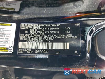 Zdjęcie 14 z 14 samochodu: 2024 LEXUS NX 350 F SPORT HANDLING VIN:2T2KGCEZ9RC049614 - miniatura