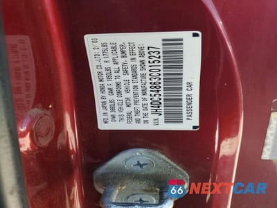 Zdjęcie 13 z 13 samochodu: 2003 ACURA RSX VIN:JH4DC54863C015237 - miniatura