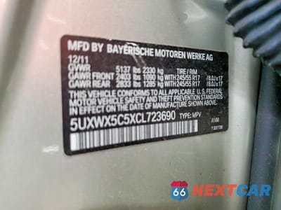 Zdjęcie 13 z 13 samochodu: 2012 BMW X3 XDRIVE28I VIN:5UXWX5C5XCL723690 - miniatura