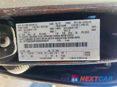 Zdjęcie 13 z 13 samochodu: 2025 FORD F150 XLT VIN:1FTEW3KP3SKE55237 - miniatura