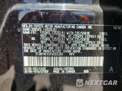 Zdjęcie 13 z 13 samochodu: 2015 TOYOTA RAV4 LIMITED VIN:2T3DFREV2FW265368 - miniatura