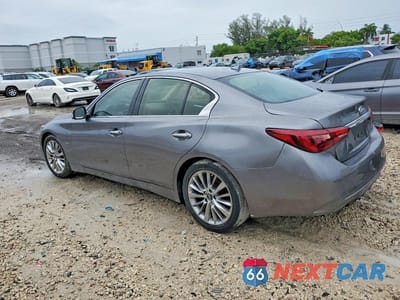 Drugie zdjęcie samochodu z przodu: 2019 INFINITI Q50 3.0T LUXE VIN:JN1EV7AR9KM553158 - miniatura