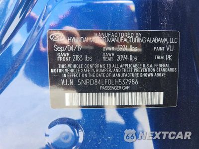 Zdjęcie 12 z 12 samochodu: 2020 HYUNDAI ELANTRA VIN:5NPD84LF0LH532986 - miniatura