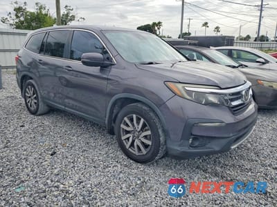Czwarte zdjęcie samochodu z boku: 2019 HONDA PILOT EXL VIN:5FNYF5H50KB013382 - miniatura
