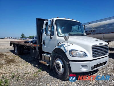 2014 FREIGHTLINER BUSINESS CLASS M2 FLATBED TRUCK 1FVACWDU8EHFV6326 - główne zdjęcie licytacji z USA - miniatura