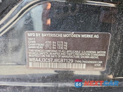 Zdjęcie 12 z 12 samochodu: 2018 BMW 430XI GRAN COUPE VIN:WBA4J3C57JBG97129 - miniatura