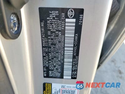 Zdjęcie 12 z 12 samochodu: 2007 TOYOTA CAMRY LE VIN:4T1BE46K07U663660 - miniatura