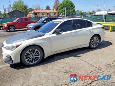 2019 INFINITI Q50 3.0T LUXE JN1EV7AR4KM558977 - główne zdjęcie licytacji z USA - miniatura