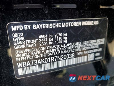 Zdjęcie 12 z 12 samochodu: 2024 BMW 228XI VIN:WBA73AK01R7N20038 - miniatura