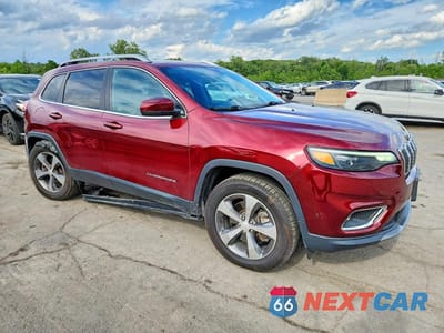 Czwarte zdjęcie samochodu z boku: 2019 JEEP CHEROKEE LIMITED VIN:1C4PJMDN9KD214957 - miniatura