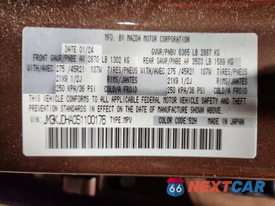 Zdjęcie 13 z 13 samochodu: 2025 MAZDA CX-70 PREMIUM VIN:JM3KJDHA0S1100176 - miniatura