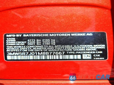 Zdjęcie 12 z 12 samochodu: 2021 BMW 330XI VIN:3MW5R7J01M8B77667 - miniatura