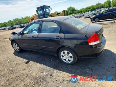 Trzecie zdjęcie samochodu z tyłu: 2009 KIA SPECTRA LX VIN:KNAFE222895655512 - miniatura