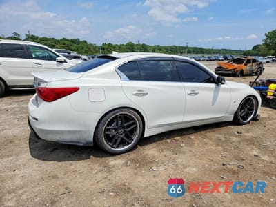Trzecie zdjęcie samochodu z tyłu: 2015 INFINITI Q50 PREMIUM VIN:JN1BV7AR4FM400499 - miniatura