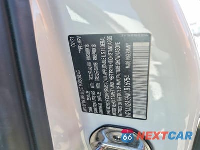 Zdjęcie 14 z 14 samochodu: 2021 PORSCHE MACAN VIN:WP1AA2A59MLB16954 - miniatura