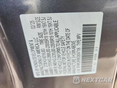 Zdjęcie 13 z 13 samochodu: 2025 HONDA ODYSSEY ELITE VIN:5FNRL6H96SB047106 - miniatura