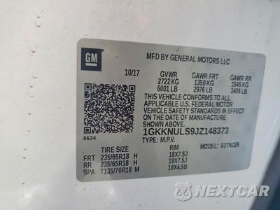 Zdjęcie 14 z 14 samochodu: 2018 GMC ACADIA SLT-1 VIN:1GKKNULS9JZ148373 - miniatura
