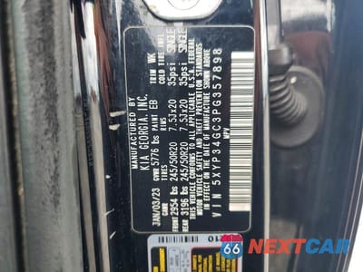 Zdjęcie 13 z 13 samochodu: 2023 KIA TELLURIDE LX VIN:5XYP34GC3PG357898 - miniatura