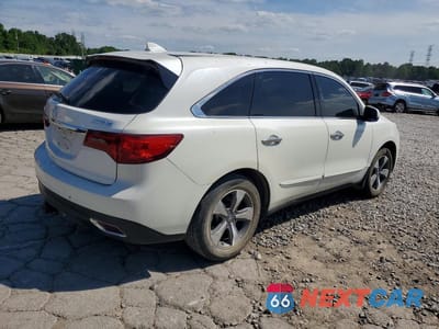 Trzecie zdjęcie samochodu z tyłu: 2014 ACURA MDX VIN:5FRYD3H23EB003626 - miniatura