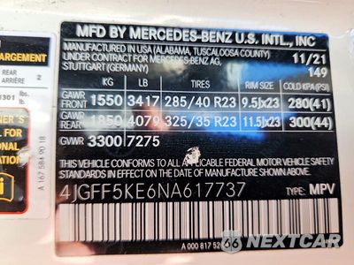 Zdjęcie 13 z 13 samochodu: 2022 MERCEDES-BENZ GLS 450 4MATIC VIN:4JGFF5KE6NA617737 - miniatura
