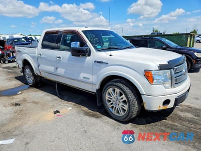 Czwarte zdjęcie samochodu z boku: 2012 FORD F150 SUPERCREW VIN:1FTFW1ET8CFB16839 - miniatura