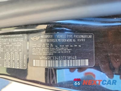 Zdjęcie 12 z 12 samochodu: 2003 MINI COOPER VIN:WMWRC33483TE18548 - miniatura