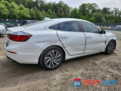 Trzecie zdjęcie samochodu z tyłu: 2019 HONDA INSIGHT TOURING VIN:19XZE4F90KE006574 - miniatura