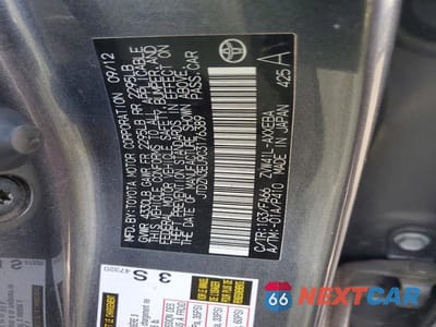 Zdjęcie 12 z 12 samochodu: 2012 TOYOTA PRIUS V TWO VIN:JTDZN3EU9C3176389 - miniatura
