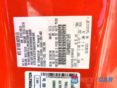 Zdjęcie 12 z 12 samochodu: 2016 FORD MUSTANG VIN:1FA6P8AMXG5211697 - miniatura