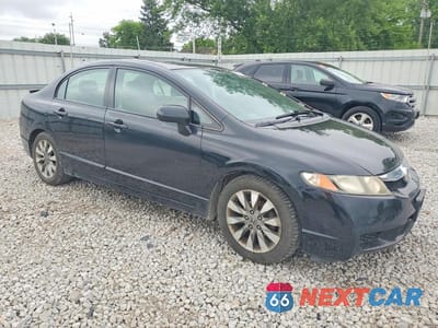 Czwarte zdjęcie samochodu z boku: 2009 HONDA CIVIC EXL VIN:2HGFA16999H501613 - miniatura