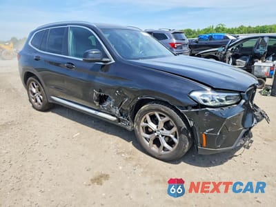 Czwarte zdjęcie samochodu z boku: 2024 BMW X3 SDRIVE30I VIN:5UX43DP01R9U54710 - miniatura