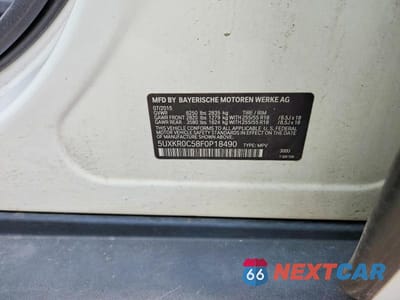 Zdjęcie 13 z 13 samochodu: 2015 BMW X5 XDRIVE35I VIN:5UXKR0C58F0P18490 - miniatura