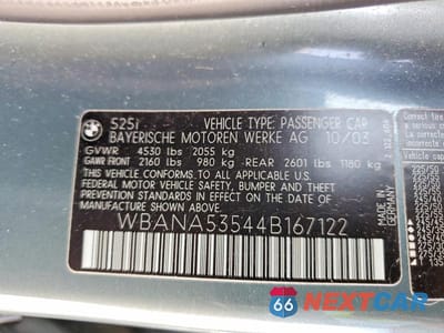 Zdjęcie 13 z 13 samochodu: 2004 BMW 525 I VIN:WBANA53544B167122 - miniatura