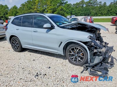 Czwarte zdjęcie samochodu z boku: 2024 BMW X3 SDRIVE30I VIN:WBX47DP01RN292481 - miniatura