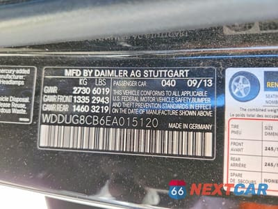 Zdjęcie 12 z 12 samochodu: 2014 MERCEDES-BENZ S 550 VIN:WDDUG8CB6EA015120 - miniatura
