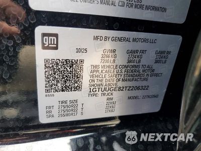 Zdjęcie 12 z 12 samochodu: 2026 GMC SIERRA K1500 DENALI VIN:1GTUUGE82TZ206322 - miniatura