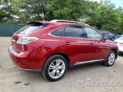Trzecie zdjęcie samochodu z tyłu: 2012 LEXUS RX 450H L VIN:JTJBC1BA9C2047142 - miniatura
