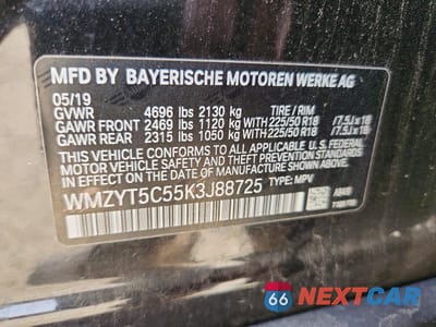 Zdjęcie 12 z 12 samochodu: 2019 MINI COOPER S COUNTRYMAN ALL4 VIN:WMZYT5C55K3J88725 - miniatura