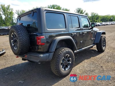 Trzecie zdjęcie samochodu z tyłu: 2026 JEEP WRANGLER RUBICON VIN:1C4PJXFN1TW268340 - miniatura