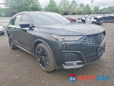 Czwarte zdjęcie samochodu z boku: 2025 ACURA MDX A-SPEC ADVANCE VIN:5J8YE1H94SL003919 - miniatura