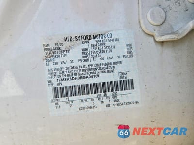 Zdjęcie 13 z 13 samochodu: 2021 FORD EXPLORER XLT VIN:1FMSK8DH0MGA04169 - miniatura