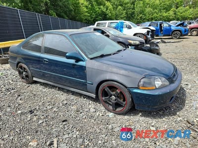 Czwarte zdjęcie samochodu z boku: 1996 HONDA CIVIC EX VIN:1HGEJ8149TL059684 - miniatura