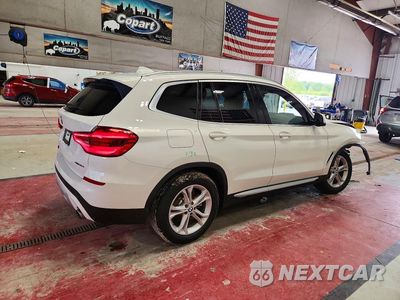 Trzecie zdjęcie samochodu z tyłu: 2019 BMW X3 XDRIVE30I VIN:5UXTR9C54KLP90708 - miniatura