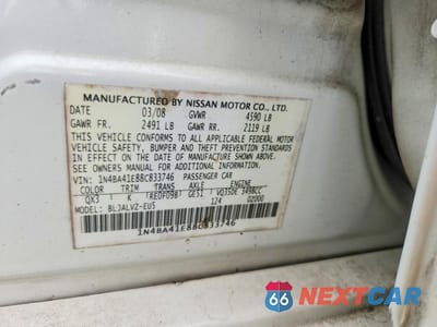 Zdjęcie 12 z 12 samochodu: 2008 NISSAN MAXIMA 3.5 SE VIN:1N4BA41E88C833746 - miniatura