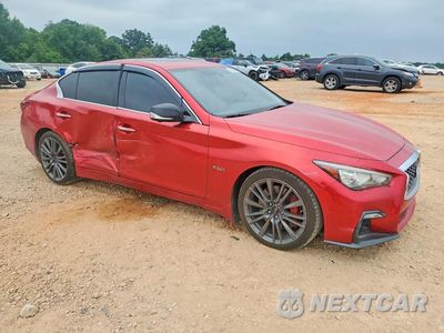 Czwarte zdjęcie samochodu z boku: 2020 INFINITI Q50 RED SPORT 400 VIN:JN1FV7AP2LM630070 - miniatura