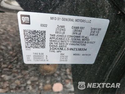 Zdjęcie 13 z 13 samochodu: 2022 GMC ACADIA VIN:1GKKNLLS4NZ138334 - miniatura