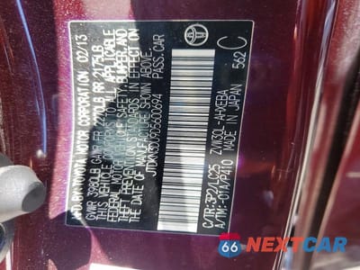 Zdjęcie 12 z 12 samochodu: 2013 TOYOTA PRIUS PERSONA SERIES SE VIN:JTDKN3DU9D5600694 - miniatura