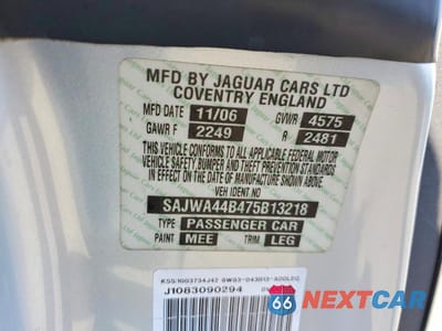 Zdjęcie 14 z 14 samochodu: 2007 JAGUAR XK VIN:SAJWA44B475B13218 - miniatura